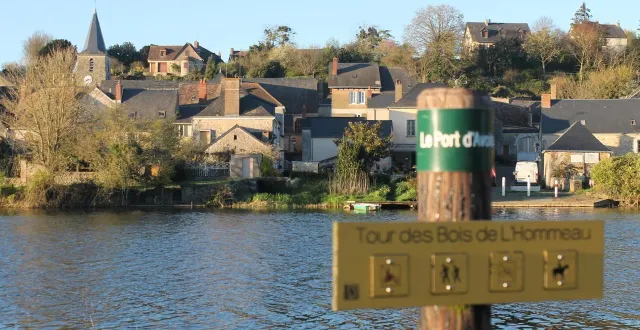 photo  le bac à chaîne sur la rivière, attendu entre avoise et parcé-sur-sarthe, prendra pied au niveau de l’arboretum à avoise et non plus au port comme initialement prévu.  &copy;  archives ouest-france 