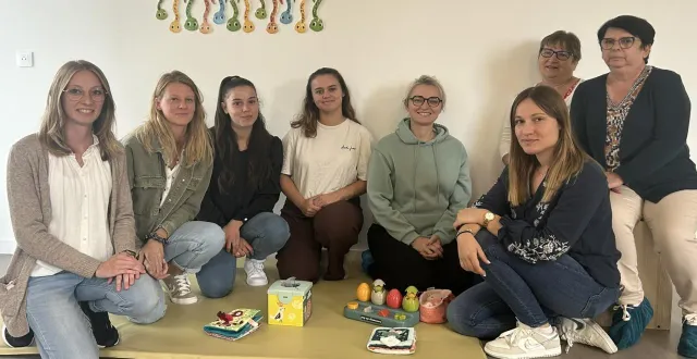 photo  la micro-crèche, le refuge des lutins, est ouverte depuis le 1er septembre et compte cinq salariées.  &copy;  ouest-france 