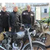 photo les « rétro motocyclettes sarthoises » lors de leur reconnaissance du parcours.
