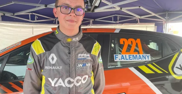 photo  le pilote normand florian alemany, 17 ans, originaire de montilly-sur-noireau (orne), est engagé en catégorie juniors aux france de rallycross 2025.  &copy;  ouest-france 
