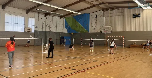 photo  les jeunes du thouarcé badminton ont repris les entraînements la semaine dernière.  &copy;  co 