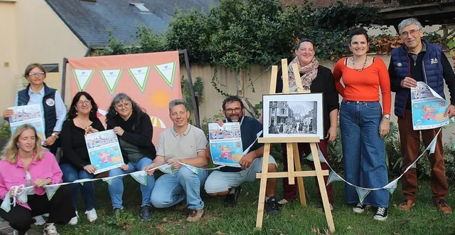 photo  les partenaires des terrasses en fête ont préparé l’événement mercredi soir, à teloché.  &copy;  le maine libre 