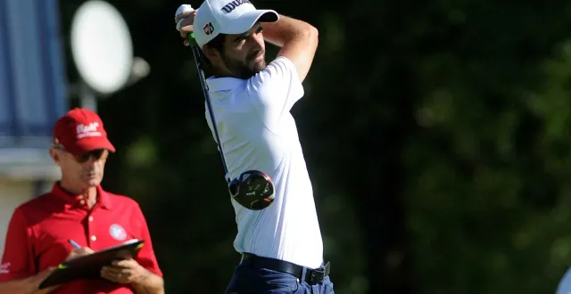 photo  sixième à l’issue de la première journée, victor germaneau n’a pas pu sortir les clubs hier.  &copy;  co – christophe bernard 