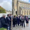 photo l’inauguration de la place saint-vigor à athis-de-l’orne, commune déléguée d’athis-val-de-rouvre, dans l’orne, a eu lieu samedi 13 septembre 2025.