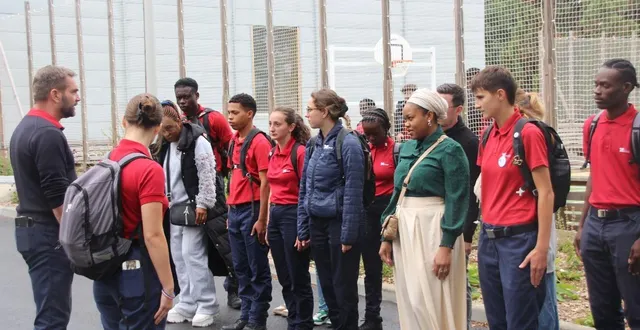 photo  démonstration d’ordre serré à l’établissement pour l’insertion dans l’emploi à avrillé (maine-et-loire).  &copy;  ouest-france 