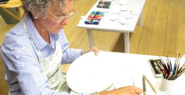 photo  laurence mazerat était en démonstration au moulin, samedi.  &copy;  ouest-france 