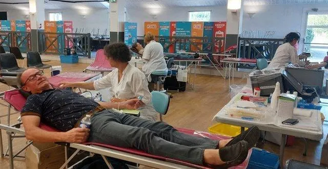 photo  près d’une quarantaine de donneurs se sont présentés.  &copy;  le maine libre 