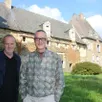 photo  les designers maurizio galante et tal lancman sont en train de restaurer l’ancienne abbaye royale de nyoiseau. 