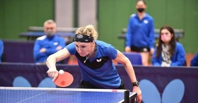 photo  yana timina a mené 9-5 dans l’ultime manche contre la chinoise li yuqi, avant de s’incliner.  &copy;  archives joseph thouin 