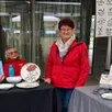 photo josette etaix-humbert sur son stand à saint-jean-du-bois.
