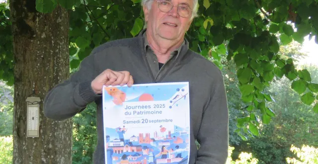 photo  jean-claude paumier de l’association aigné patrimoine.  &copy;  le maine libre 