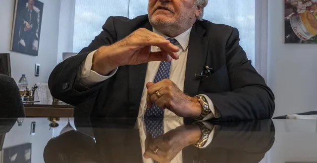 photo  henri legarda dirige le groupe vallée depuis 42 ans et en a fait une société reconnue au plan national et même au-delà, dans le secteur du bâtiment.  &copy;  photo le maine libre - denis lambert 