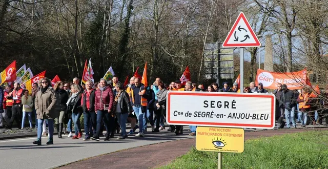 photo  la manifestation segréenne qui s’élancera de la place du port vers 10 h, rejoindra ensuite le rond-point de l’europe.  &copy;  archives ouest-france 