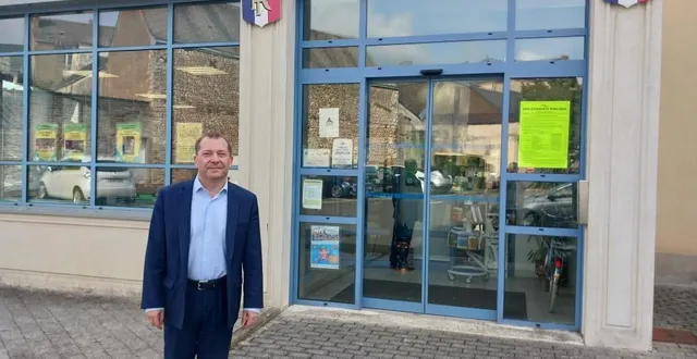 photo  sébastien gouhier, le maire d’écommoy (sarthe), est candidat à sa réélection et brigue un quatrième mandat.  &copy;  ouest-france 