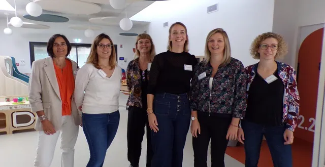 photo  une partie du personnel en charge de la petite enfance dans le territoire communautaire.  &copy;  le maine libre 