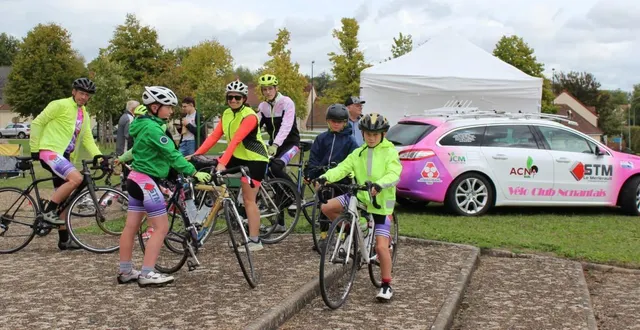 photo  l’école de cyclisme du vélo-club nonantais proposait une animation en marge du tour de l’orne cycliste, samedi.  &copy;  ouest-france 