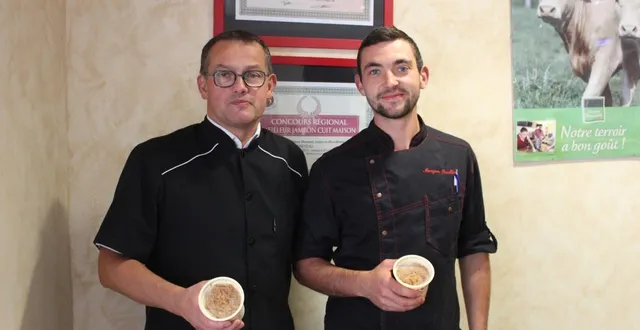 photo  sébastien fréteau et morgan bouillon sont fiers et heureux de leur médaille d’or.  &copy;  le maine libre 