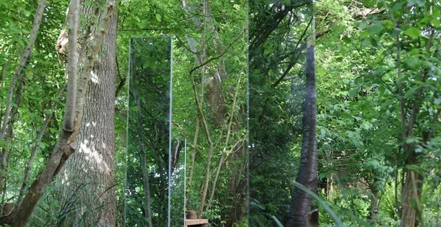 photo  le jardin intérieur à ciel ouvert de athis-val-de-rouvre (orne).  &copy;  vaertigo 