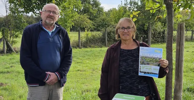 photo  jacques godderidge, conseiller chargé des espaces verts, et christiane cochelin, adjointe à la vie communale, participeront à la balade organisée par le conseil municipal des jeunes.  &copy;  ouest-france 