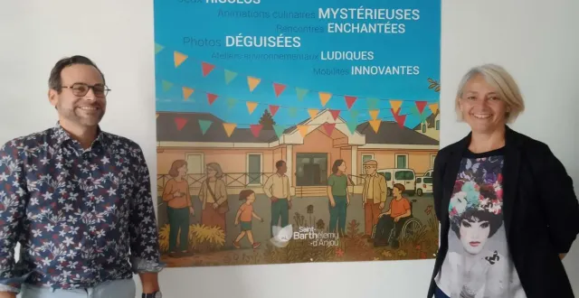 photo  mickaël crémont, directeur du vpr, et isabelle raimbault, adjointe à l’action sociale et aux solidarités.  &copy;  co 