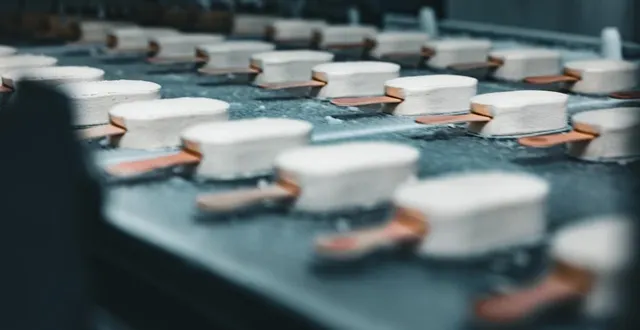 photo  vingt-sept glaces sont produites chaque seconde par la nouvelle ligne jumbo 3 à l’usine ysco.  &copy;  monprojet360 