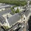 photo l’abbaye royale du ronceray, en plein cœur du quartier de la doutre, dans le centre d’angers, sur la rive droite de la maine.