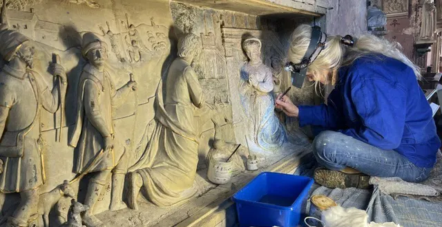 photo  trois conférences sur le retable seront proposées dimanche 21 septembre 2025 par l’association des amis de l’église saint-julien.  &copy;  le maine libre 