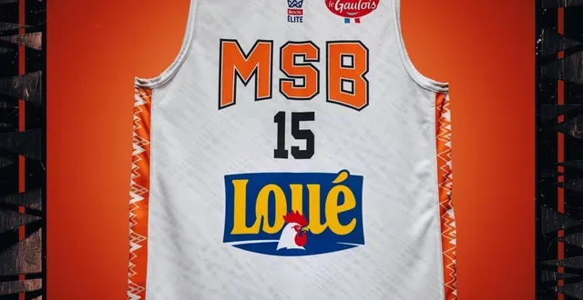 photo  le maillot du msb en coloris blanc pour la saison 2025-2026.  &copy;  puma 