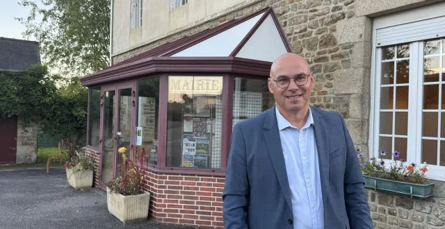 photo  patrick joubert, maire de la ferrière-bochard (orne).  &copy;  ouest-france 