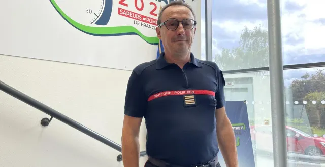 photo  le colonel marc rallu coordonne l’organisation du congrès national des sapeurs-pompiers de france, pour le sdis 72.  &copy;  ouest-france 