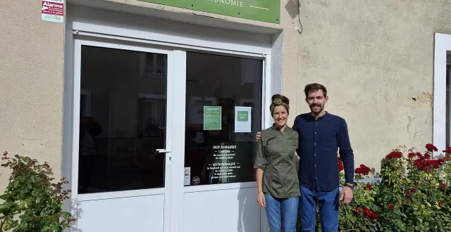 photo  philine brazille et marius miquel sont dans la dernière ligne droite avant l’ouverture de leur restaurant, maison brami, ce lundi 22 septembre.  &copy;  co 