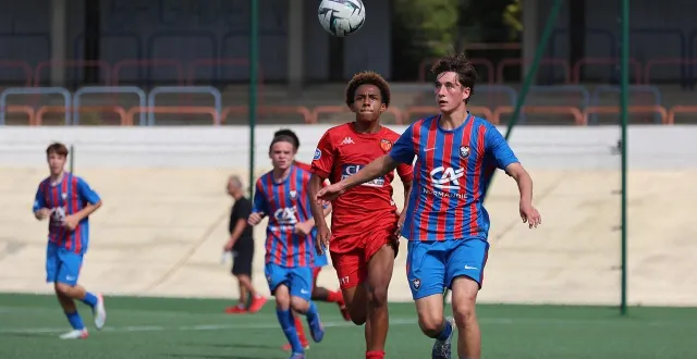 photo  tom camut et les u17 du sm caen ont arraché le match nul face au mans fc.  &copy;  marc olejnik 