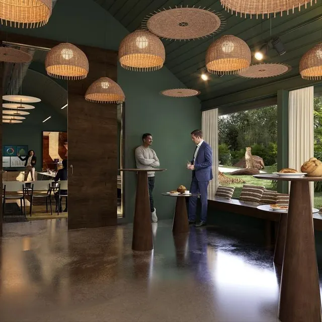 photo à partir du mois de novembre 2025, le nouvel espace créé face aux guépards du zoo de la flèche (sarthe) accueillera ses premiers séminaires d’entreprises.  ©  zoo de la flèche