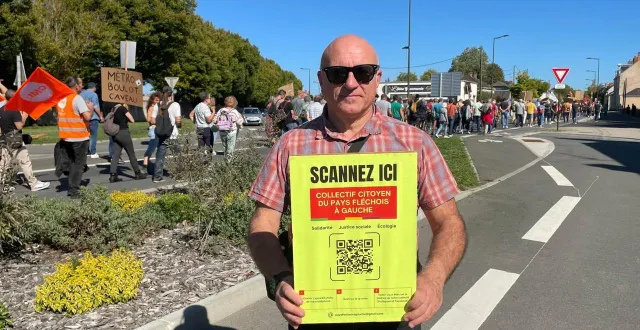 photo  le collectif de gauche rassemble le parti socialiste, le parti communiste, les écologistes et l’après, parti né d’une séparation avec la france insoumise, ainsi que des citoyens non encartés (comme ici), en vue des municipales de 2026 à la flèche.  &copy;  le maine libre - louis gohin 