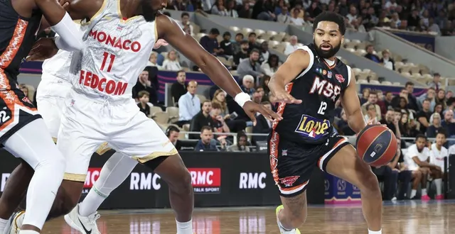photo  le meneur manceau trevor hudgins n’aura pas su faire la différence face aux monégasques, en finale de la supercoupe lnb, dimanche 21 septembre.  &copy;  maxppp 