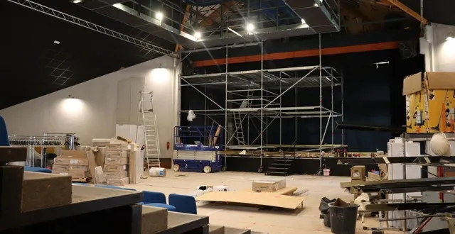 photo  l’intérieur de la salle gargantua du centre rabelais.  &copy;  le maine libre 