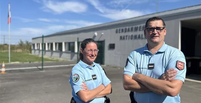 photo  l’adjudante-chef stéphanie chollet est passée commandante de la communauté de brigades de sées, et l’adjudant-chef nicolas morin est son nouvel adjoint.  &copy;  ouest-france 