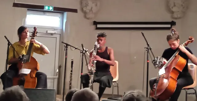 photo  le trio atrium ose jouer de ses instruments.  &copy;  . co 