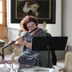 photo  le château se visite en musique grâce à diane mitanchez, flûtiste et directrice du conservatoire de terres d’argentan 