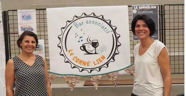 photo  pour aurélie et sandrine, l’ouverture du corné’lien est un évènement dans la commune déléguée de corné. les habitants sont invitésà découvrir ce bar associatif le 26 septembre dès 19 h.  &copy;  co 
