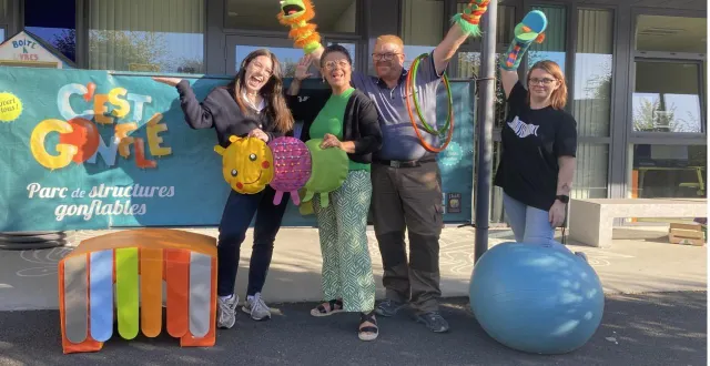 photo  c’est gonflé prépare ses animations pour les prochaines vacances.  &copy;  co 