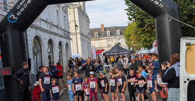 photo  la course des enfants est une véritable fierté pour le président de la vma72.  &copy;  ouest-france 