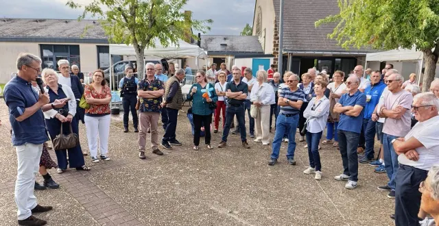photo  lors du discours des officiels, il a été unanimement reconnu que le centre était un pôle important pour la ville et au-delà.  &copy;  le maine libre 