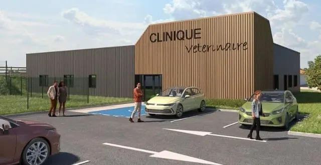 photo  la future clinique docto vet envisage une ouverture au printemps 2026.  &copy;  cobi engineering 
