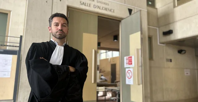 photo  me jonathan proust, avocat de la défense, a plaidé un acquittement partiel.  &copy;  photo le maine libre 