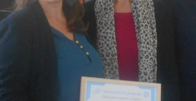 photo  muriel peslerbe, créatrice d’actask, et monique le gouestre, vice-présidente de créavenir.  &copy;  ouest-france. 