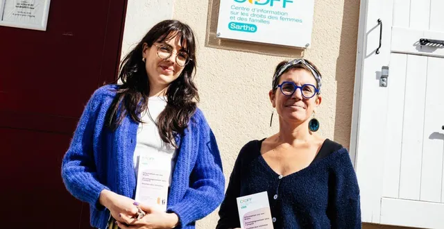 photo  marine ginguené, directrice par intérim du cidff (également chargée de mission emploi-insertion-égalité depuis plus de trois ans) et ludivine perrière, coprésidente du cidff sarthe.  &copy;  ouest-france 
