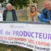 photo  de gauche à droite : jean-yves salliot, blandine dubillot et didier marlier, membres du collectif citoyen chapellois. 