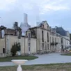 photo le château de médavy, dans l’orne, a été dévoré par les flammes, dans la nuit du 24 au 25 septembre 2025.