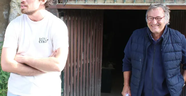 photo  benjamin poulain et christian poussin racontent les caves.  &copy;  le maine libre 